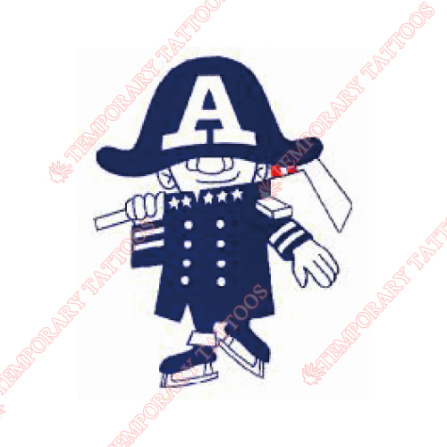 Milwaukee Admirals Customize Temporary Tattoos Stickers NO.9078